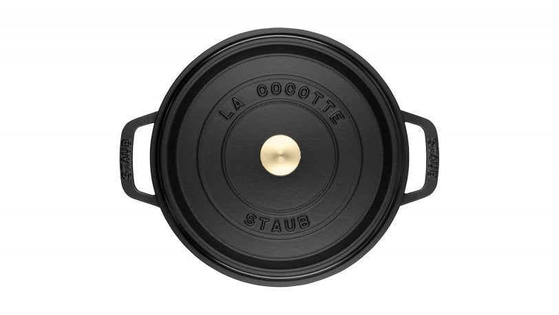 Staub La Cocotte 20cm Redondo, Negro, Hierro Fundido Olla