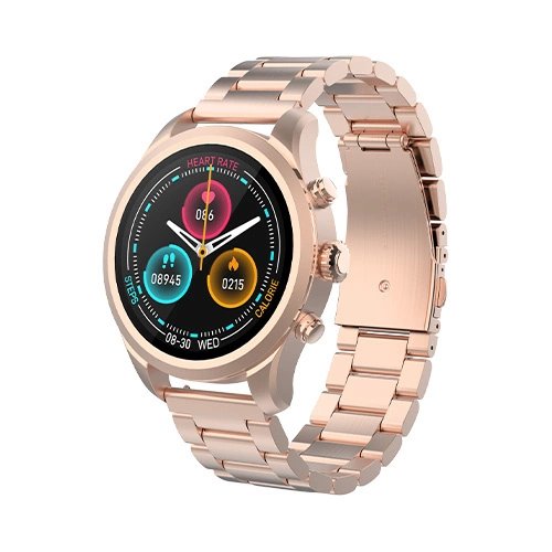 Smartwatch Forever Verfi Sw-800 Notificaciones Frecuencia Cardíaca Dorado