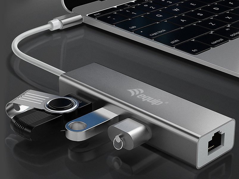 EAN 4015867225677 - Equip 133481 base para portátil y replicador de puertos USB 3.2 Gen 1 (3.1 Gen 1) Type-C Plata imagen 7