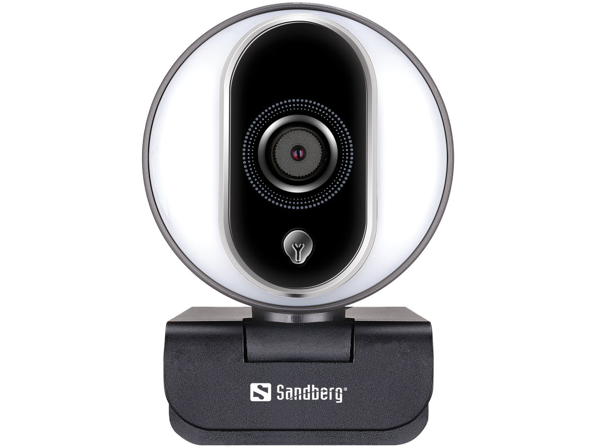 EAN 5705730134128 - Sandberg 134-12 cámara web 2 MP 1920 x 1080 Pixeles USB 2.0 Negro, Plata imagen 2