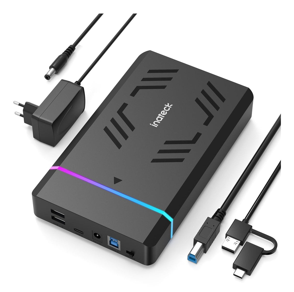 Inateck Femplattengeh.Rgb 3.5" Usb 3.0 2.5 3.5" Sata H Ssd