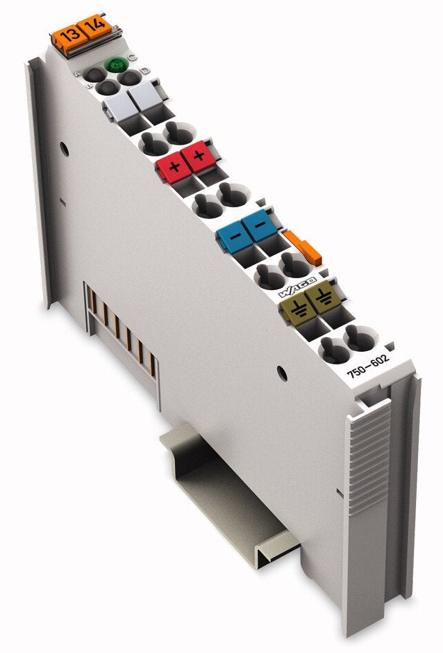 Wago 750-602 Potentialeinspeisung,Dc 24 V,Lichtgrau