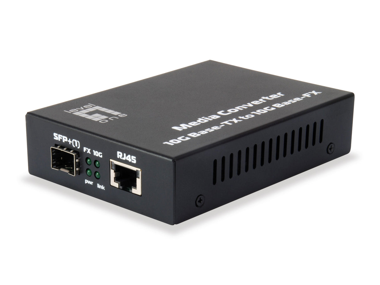 EAN 4015867209301 - LevelOne GVT-0500 convertidor de medio 10000 Mbit/s Negro imagen 1