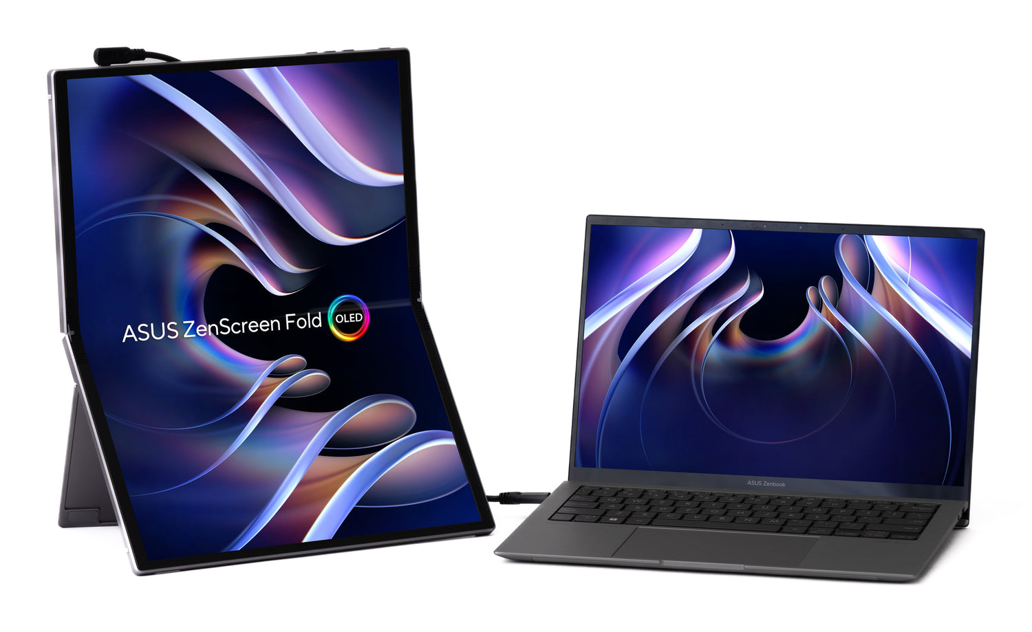 EAN 4711387447307 - ASUS ZenScreen Fold OLED MQ17QH pantalla para PC 43,9 cm (17.3") 2560 x 1920 Pixeles Quad HD Plata imagen 4