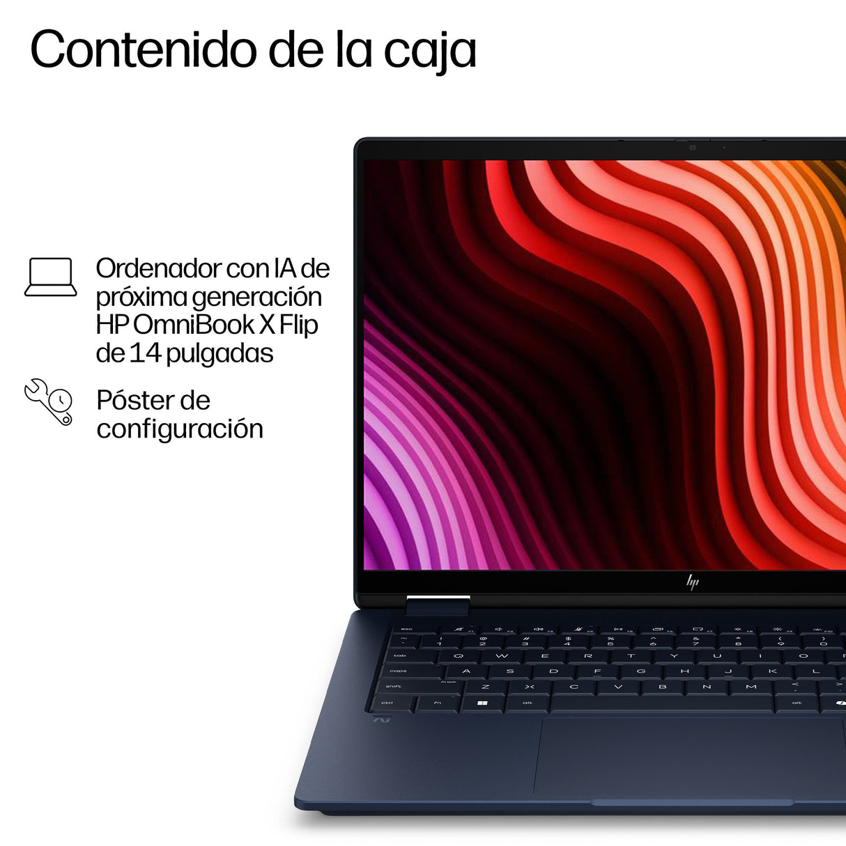 EAN 199896671422 - HP OmniBook X Flip 2-in-1 Laptop Next Gen AI 14-kb0013ns Copilot+ PC Intel Core Ultra 9 386H 35,6 cm (14") imagen 6