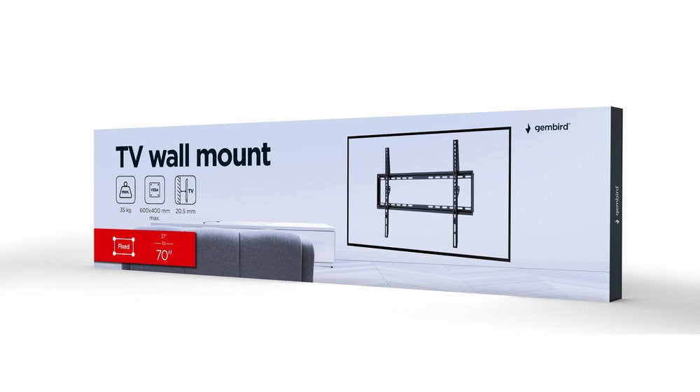 EAN 8716309128032 - Gembird WM-70F-03 soporte para TV 177,8 cm (70") Negro imagen 3