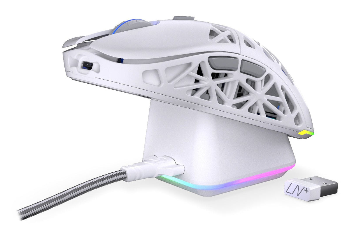 Raton Endorfy Para Gaming Ey6a017  Blanco