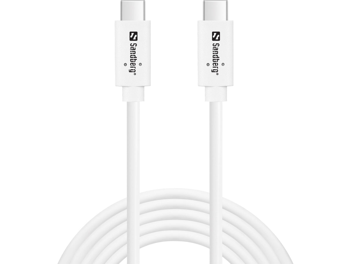 EAN 5705730136542 - Sandberg 136-54 cable USB USB 3.2 Gen 2 (3.1 Gen 2) 2 m USB C 10 Gbit/s 100 W Blanco imagen 1
