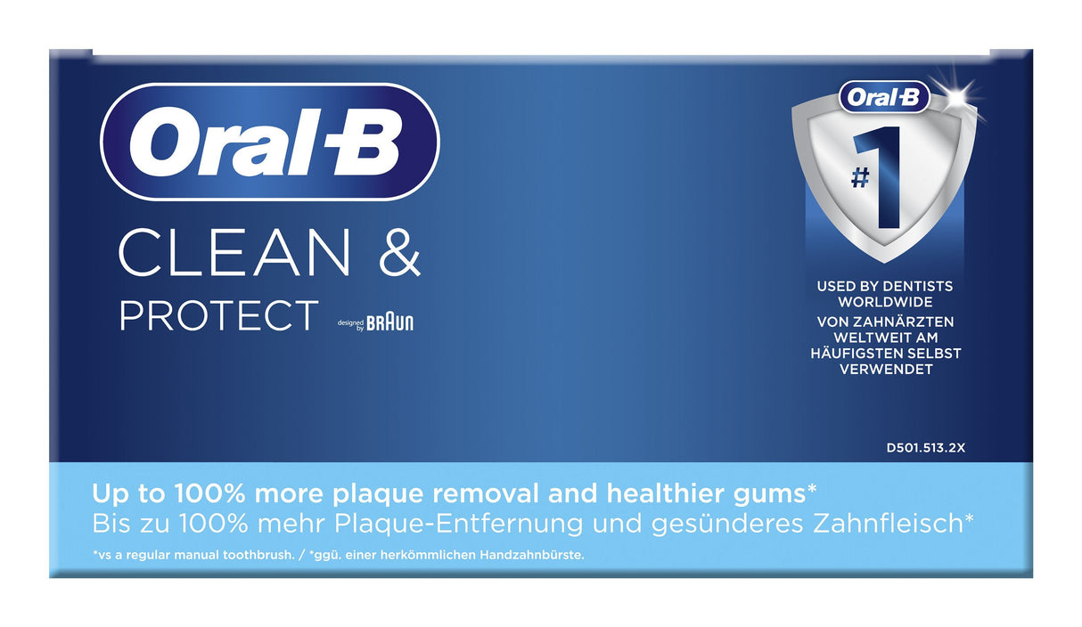 Oral-B Pro 2 Clean & Protect ZahnbRste Schwarz