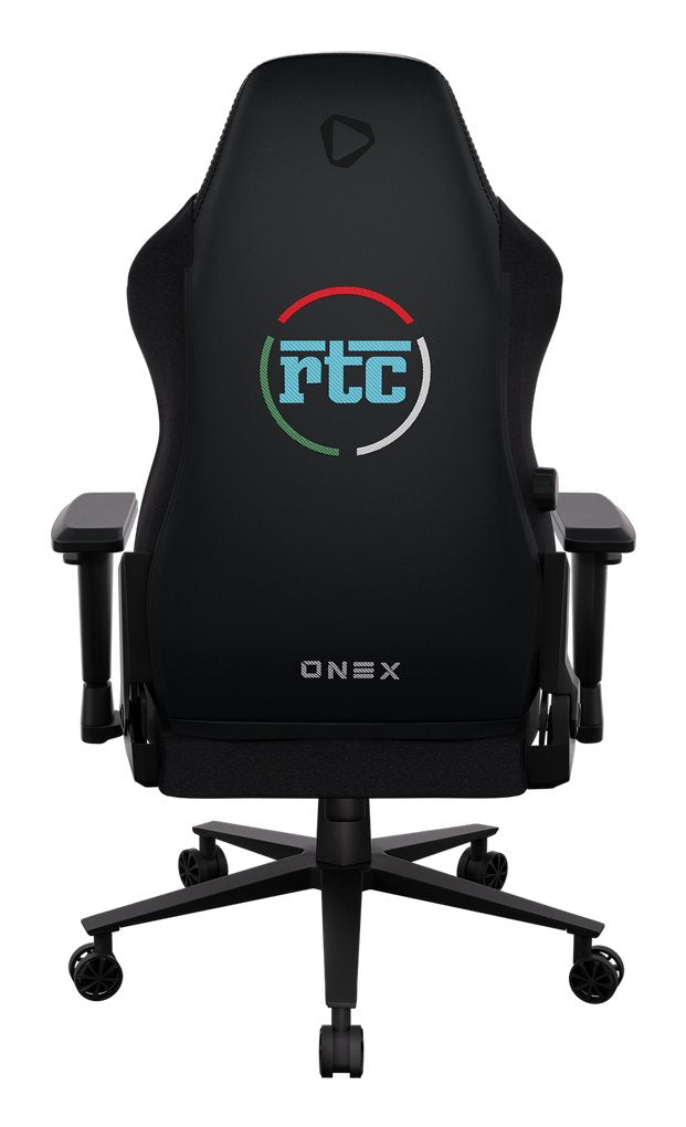 Silla De Juegos Onex Rtc Ergoglide Alcantara - Negra