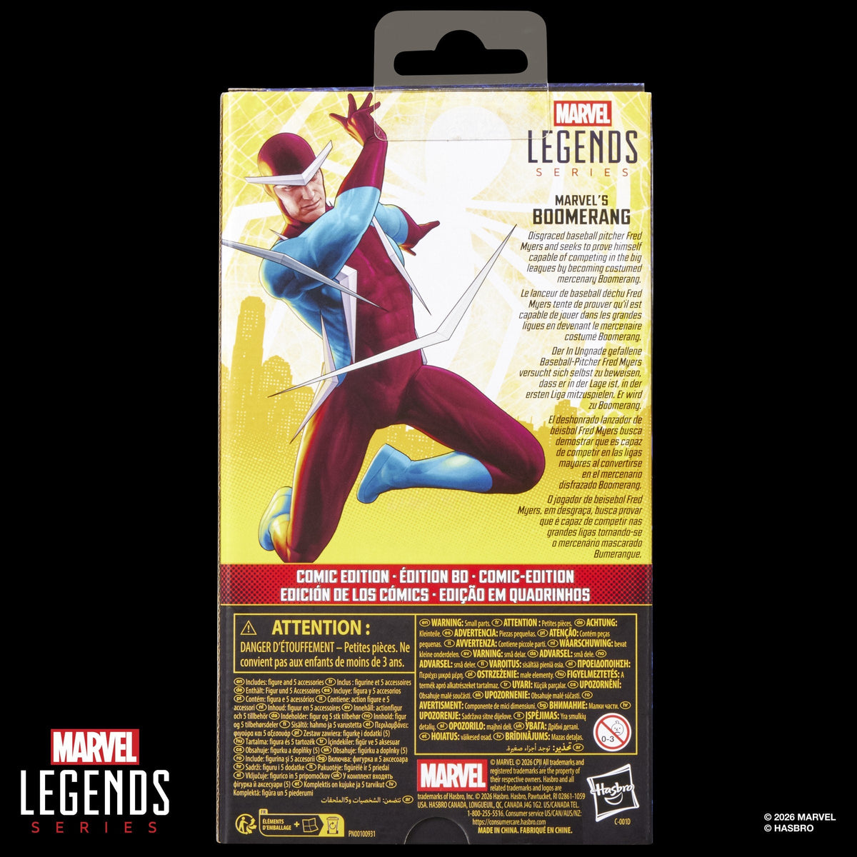 Figura Marvel'S Boomerang Brand New Day Spider-Man Marvel Legends Series 15cm