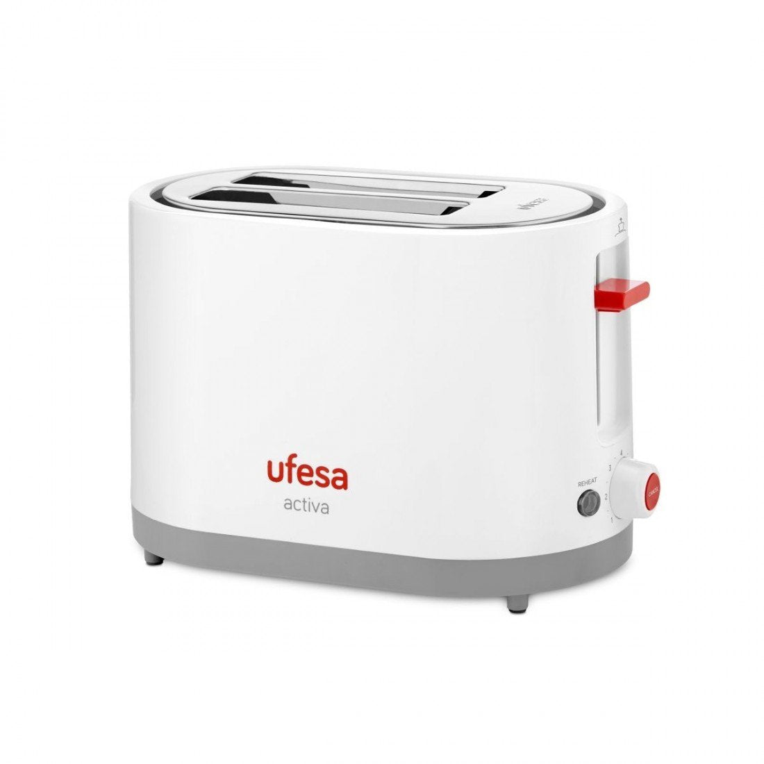 EAN 8422160045455 - Ufesa TT7385 tostadora 7 2 rebanada(s) 800 W Gris, Rojo, Blanco imagen 1