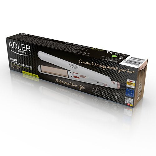 EAN 5902934831352 - Adler AD 2317 Utensilio de peinado Plancha de pelo Vapor Blanco 35 W imagen 5