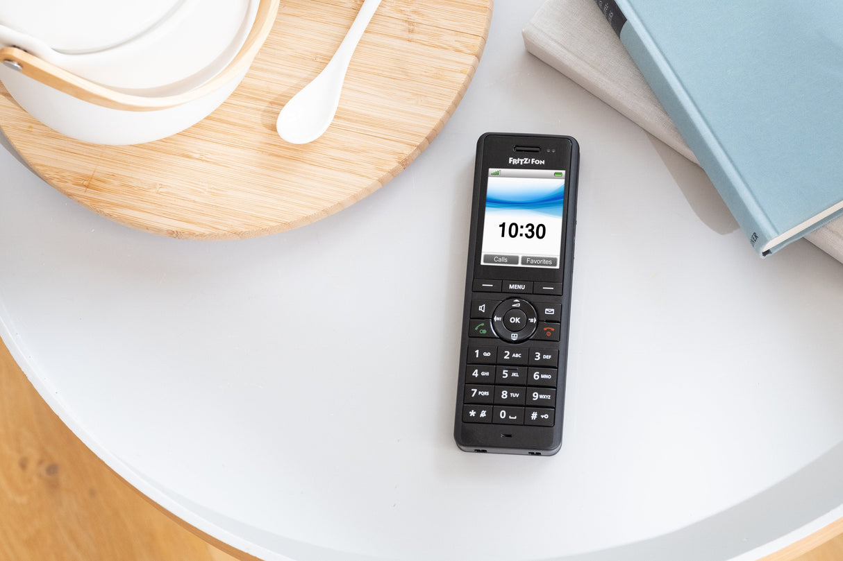Fritz!Fon X6 Int Teléfono Dect Identificador De Llamadas Negro