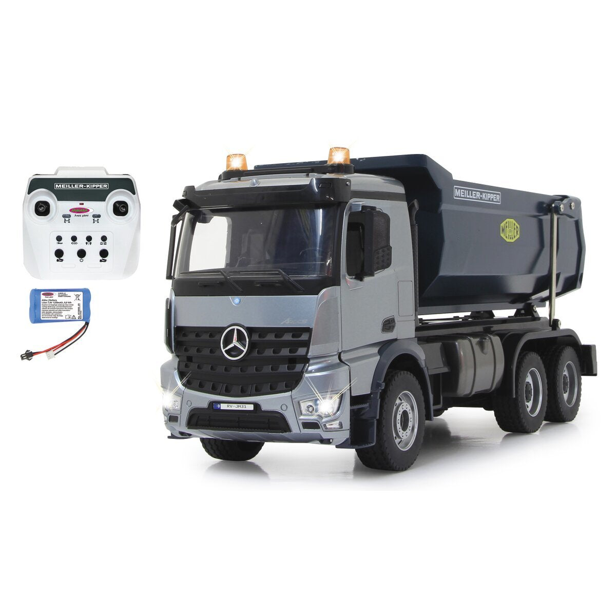 Jamara Muldenkipper Mercedes Arocs 1:20 2,4ghz Gris 14+