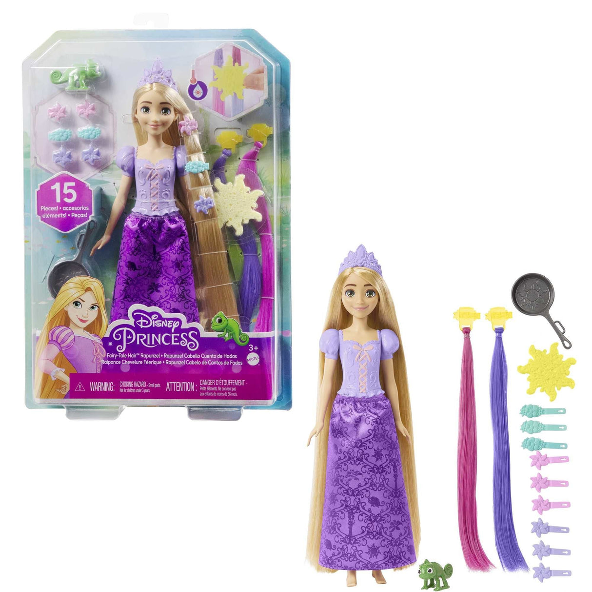 Mattel Disney Princesa Pelo Juego Rapunzel