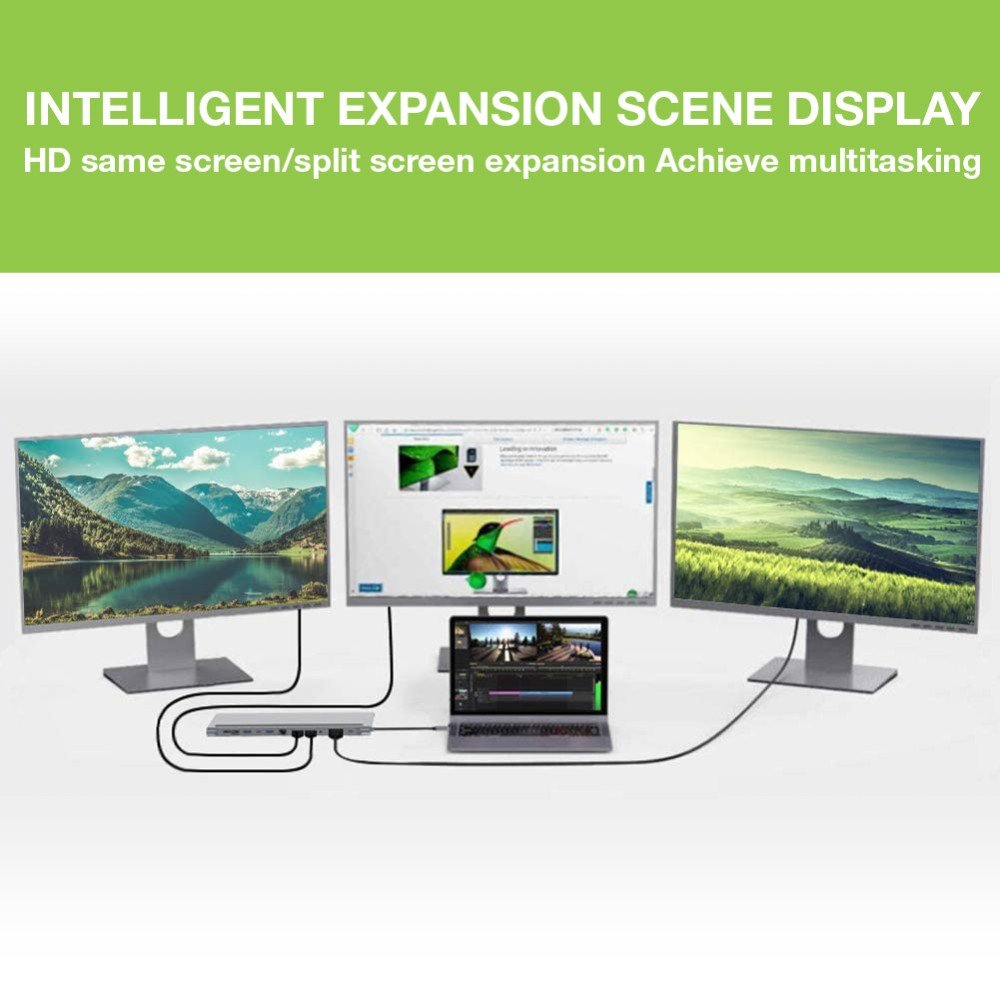 Notebook Docking Statio N Techly Usb-C On Hdmi