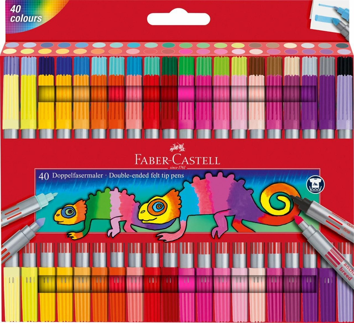 Faber-Camell Doppelfasermaler 40er Etui
