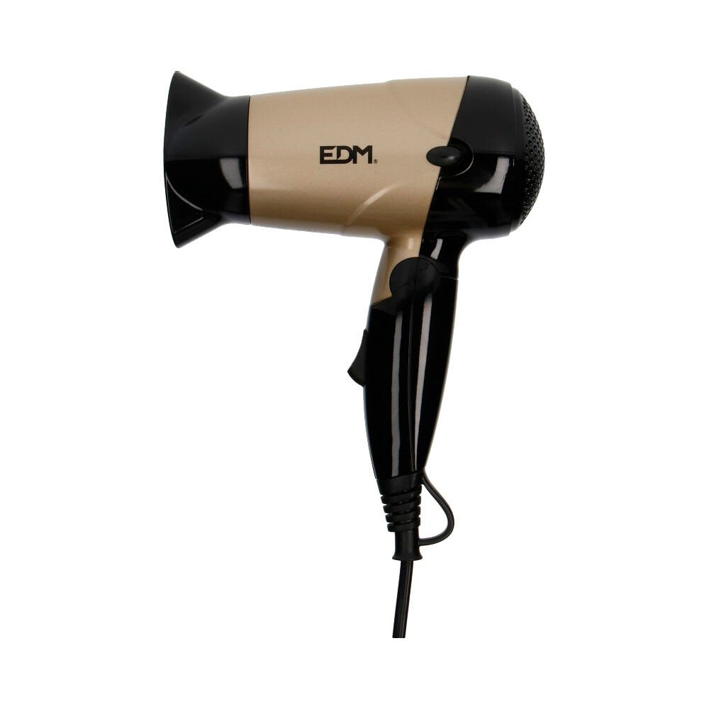 EAN 8425998076349 - EDM 07634 secador 1000 W Negro, Oro imagen 1