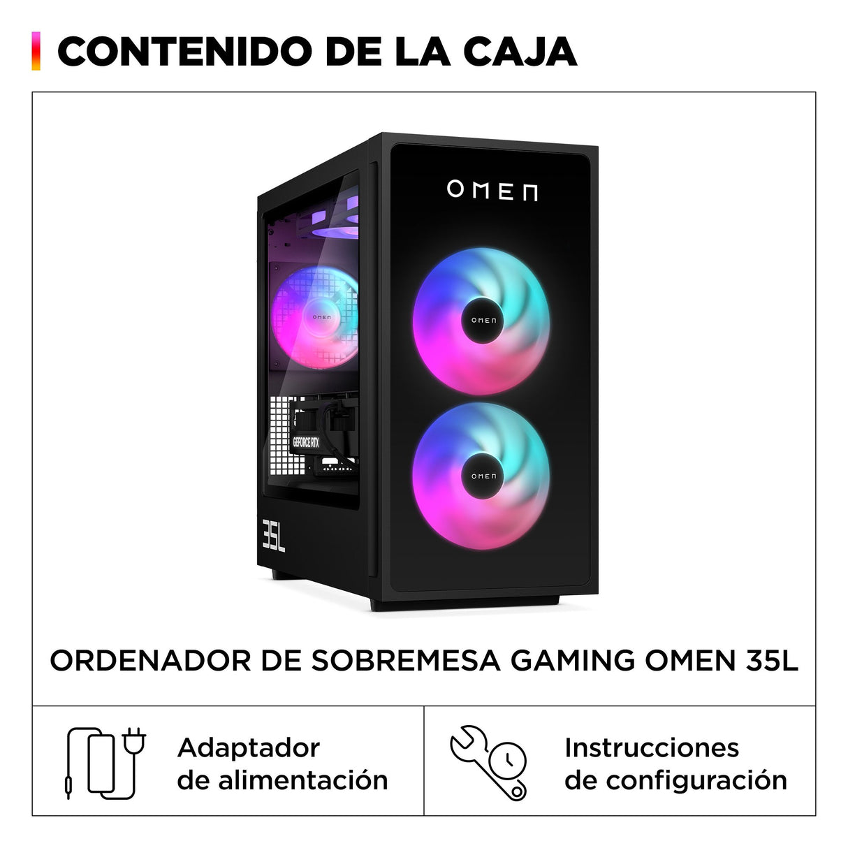 EAN 0199764264350 - HP OMEN 35L Gaming Desktop GT16-0118ns Intel Core Ultra 5 225F 32 GB DDR5-SDRAM 1 TB SSD NVIDIA GeForce R imagen 4
