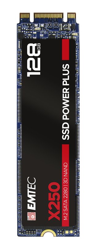 Disco Ssd Emtec 128gb X250 M.2 Gb Serial Ata Iii 3d Nand