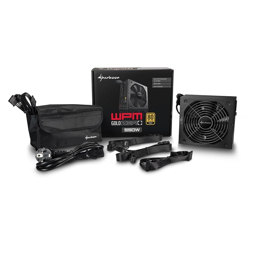 EAN 4044951026548 - Sharkoon WPM Gold ZERO unidad de fuente de alimentación 550 W 24-pin ATX ATX Negro imagen 4