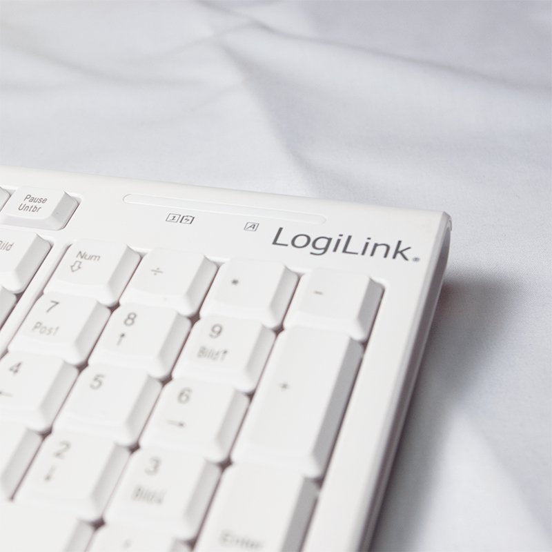Logilink Id0104w Teclado Ratón Incluido Usb Alemán Blanco