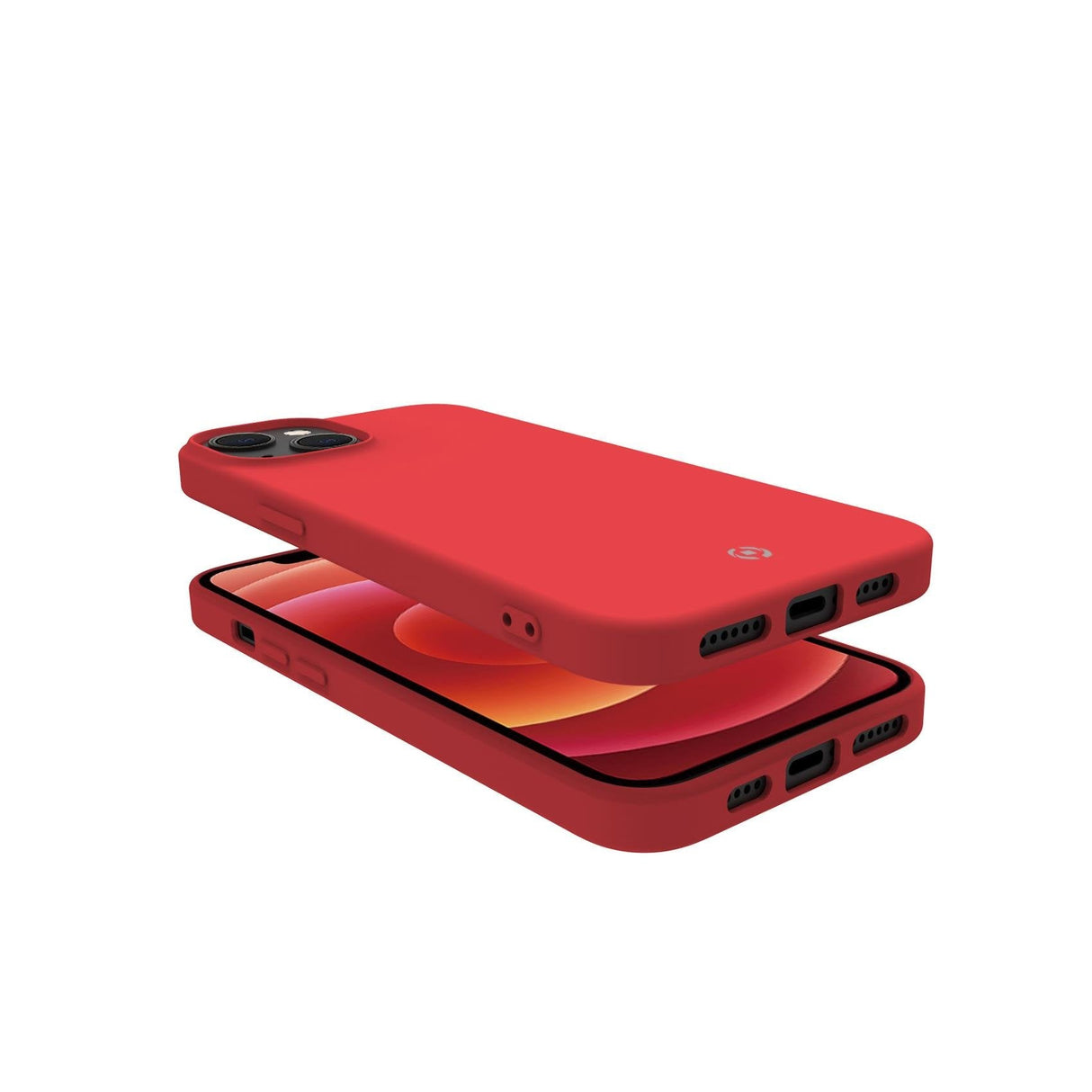 Celly Cromo Funda Para Iphone 14 (6.1") Rojo
