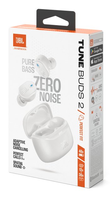 EAN 1200130016363 - JBL Tune Buds 2 Auriculares True Wireless Stereo (TWS) Dentro de oído Llamadas/Música Bluetooth Blanco imagen 11