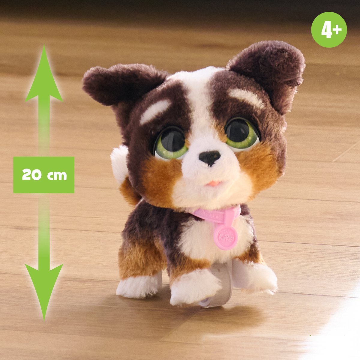 Peluche Interactivo Walkalots Bernedoodle Furreal
