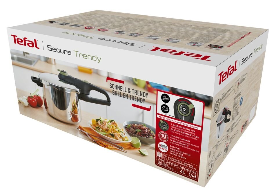 Olla Olla A Presión Tefal P2580400 Trendy 4l Verde