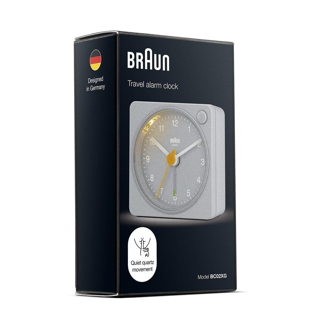 Braun Bc02xg Klassischer Analoger Reisewecker, Gris