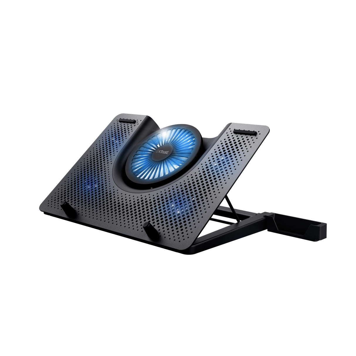 Soporte Refrigerante Trust Gaming Gxt 1125 Quno Para Portátiles Hasta 17.3'/43.9cm 5*Ventiladores Iluminación Led Soporte Para Móvil