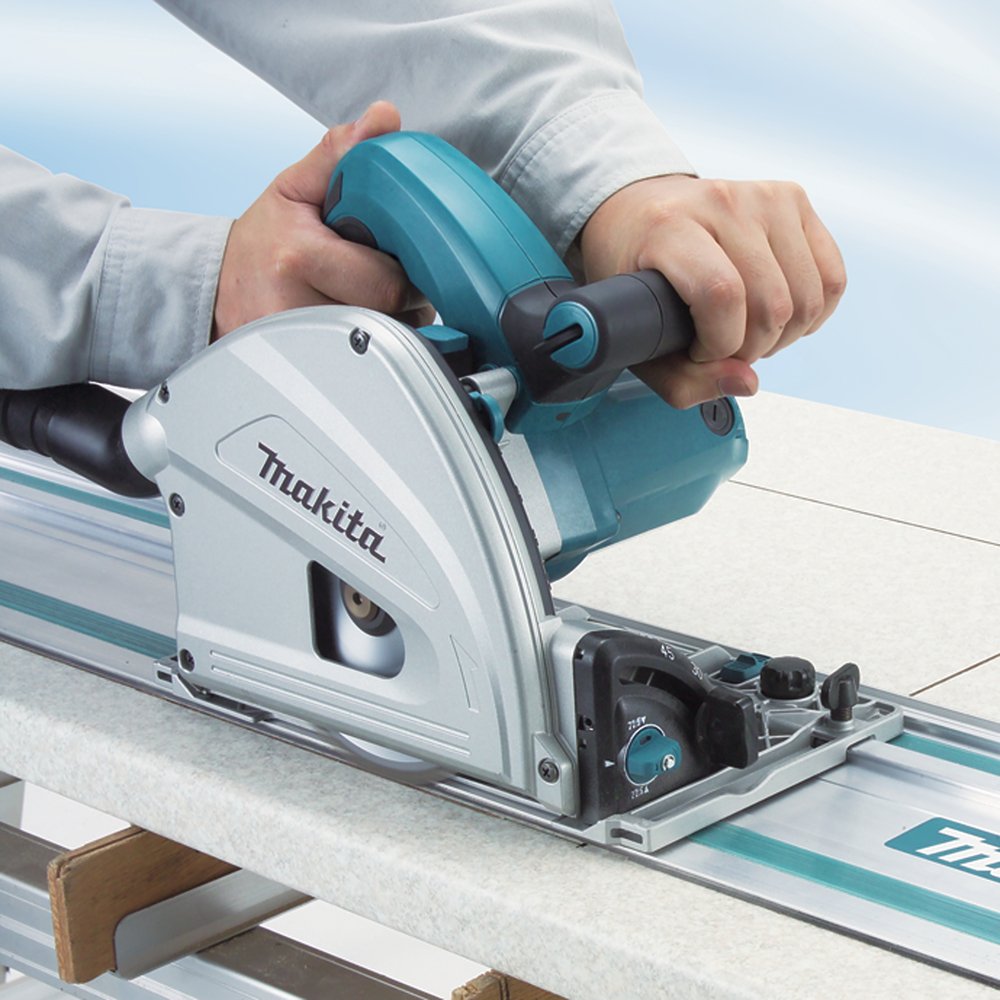 EAN 0088381638999 - Makita SP6000J sierra circular portátil 16,5 cm Negro, Azul 6400 RPM 1300 W imagen 3