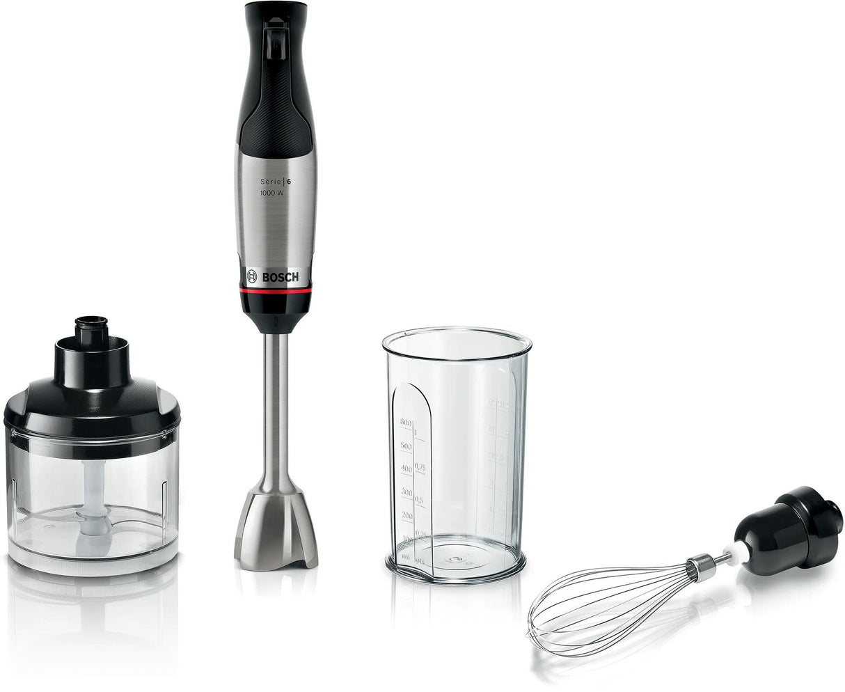 EAN 4242005426782 - Bosch Serie 6 MSM6M621 licuadora 0,5 L Batidora de inmersión 1000 W Negro, Acero inoxidable imagen 1