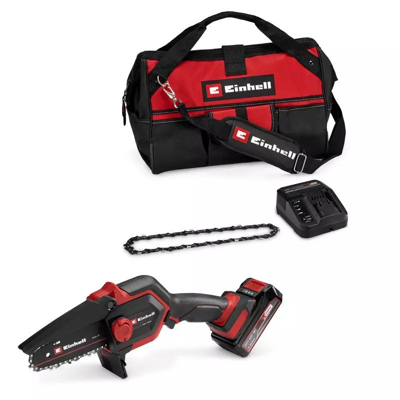 Kit De Bolsa Para Herramientas De Batería Einhell Ge-Ps 18/15 Li, 18 Voltios (Negro/Rojo, Batería De Iones De Litio De 2,5 Ah) 4600043