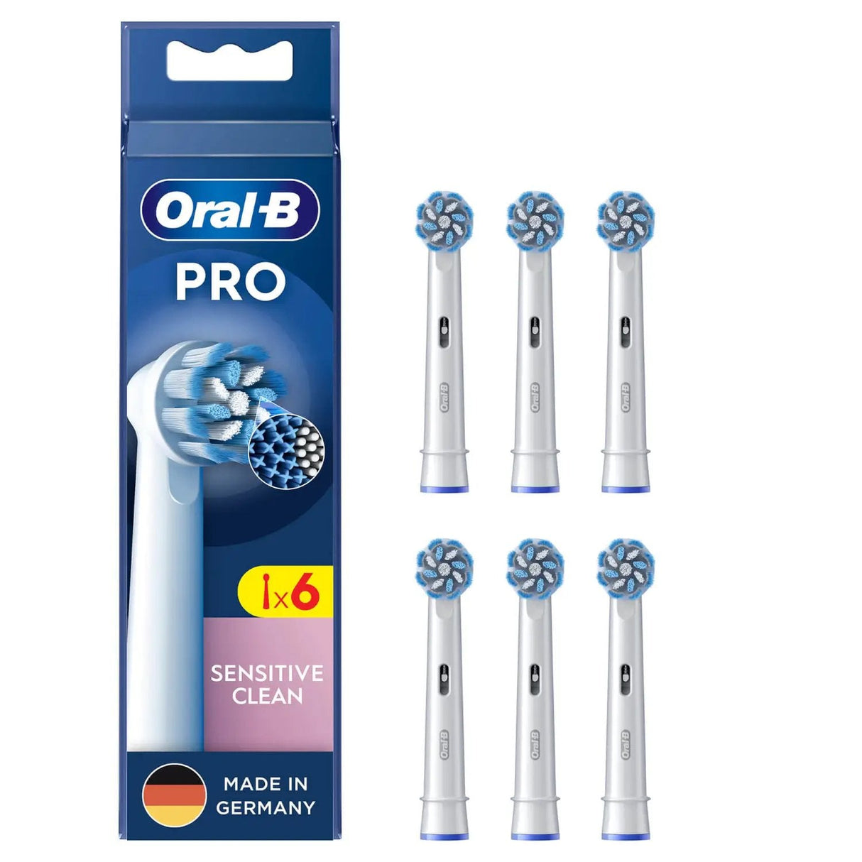 EAN 8006540860717 - Oral-B Sensitive Clean 6 pieza(s) Blanco imagen 1
