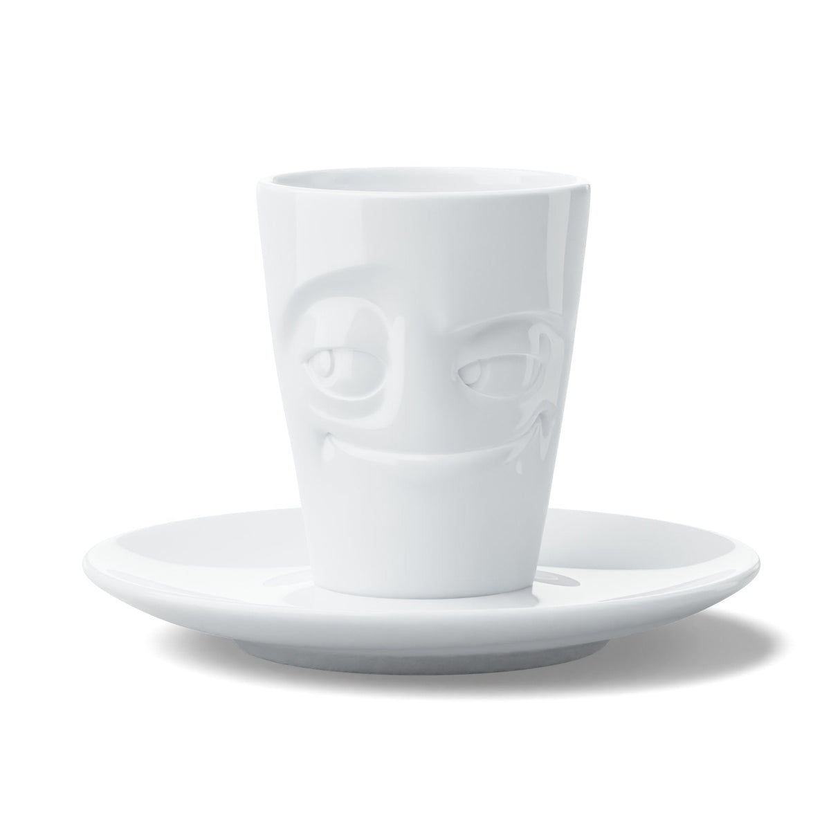 Fiftyeight Espresso Mug Con Henkel 80ml - Verschmitzt Blanco