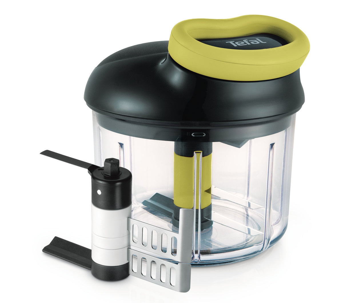 Tefal 5-Sekunden Zerkleinerer, Maxi-Kit Mit 4 Klingen (Negro/Verde, Manuell, 900ml) K13210