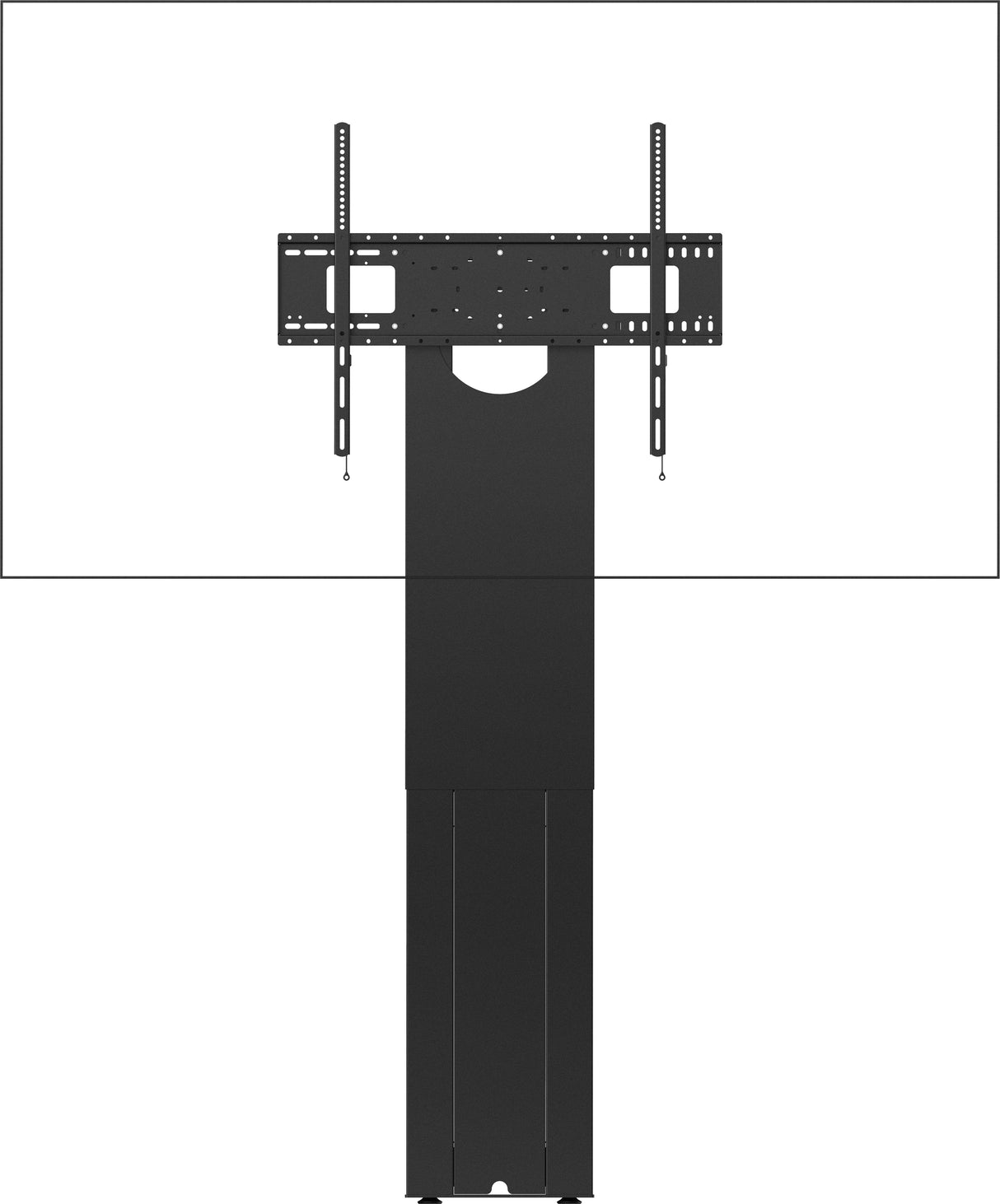 Soporte A Suelo Ajustable Manualmente En Altura Para Pantallas Grandes De Vision Garanta Durante Toda La Vida Til Del Producto De Alta Resistencia Apto Para Pantallas De Hasta 100" Con Tamaos Vesa De Hasta 800 X 600 Se Fija A La Pared Y Tra