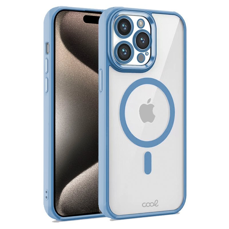 EAN 8434847074177 - COOL Accesorios COOL funda para teléfono móvil 17 cm (6.7") Azul, Transparente imagen 1