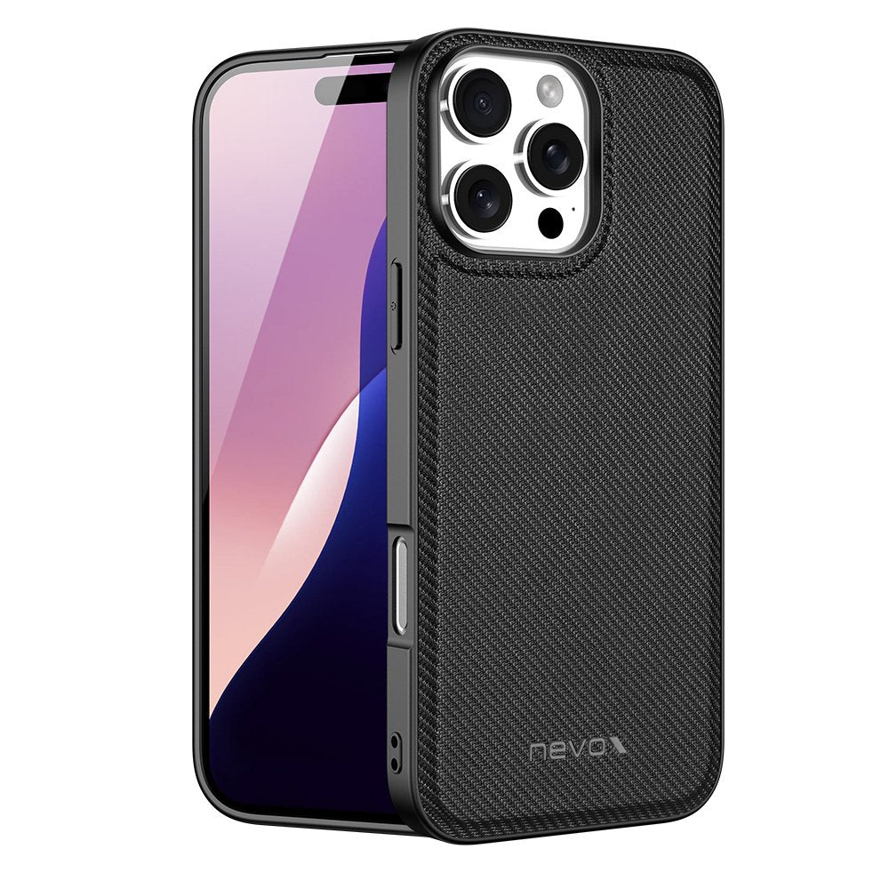 Funda Nevox Styleshell Nylo Para Iphone 16 Pro Max 4250686413854 Negra