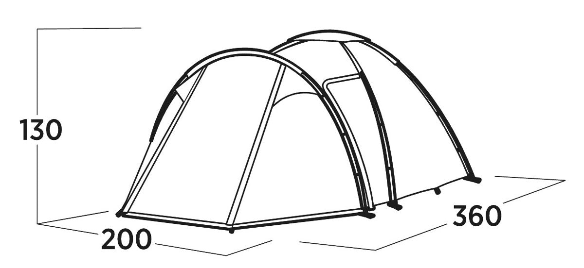 EAN 5709388144638 - Easy Camp Lomsdal 3 Verde Tienda de cúpula/iglú imagen 5