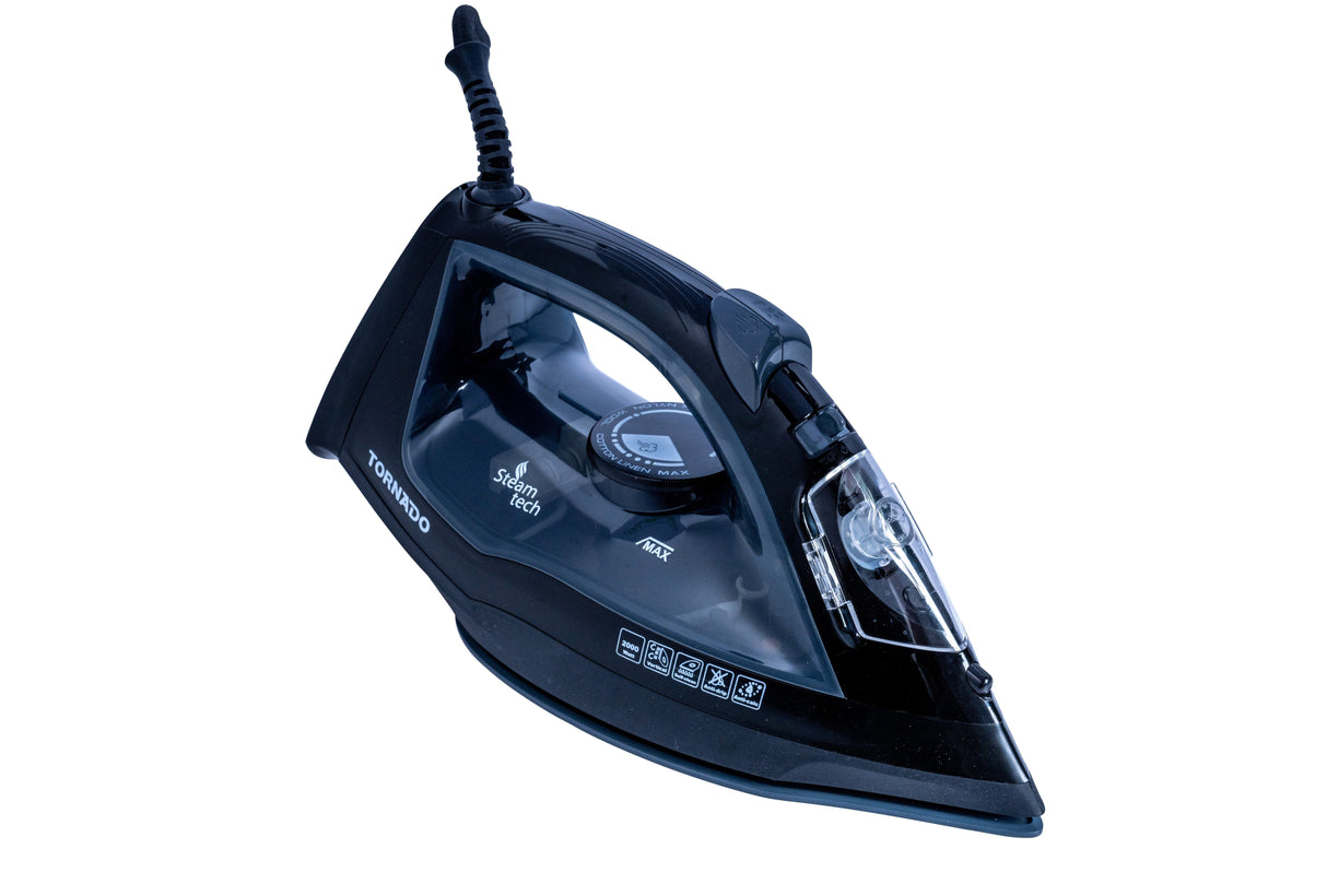 Tornado Tst-2000g Plancha A Vapor Suela De Cerámica 2000 W Negro, Gris