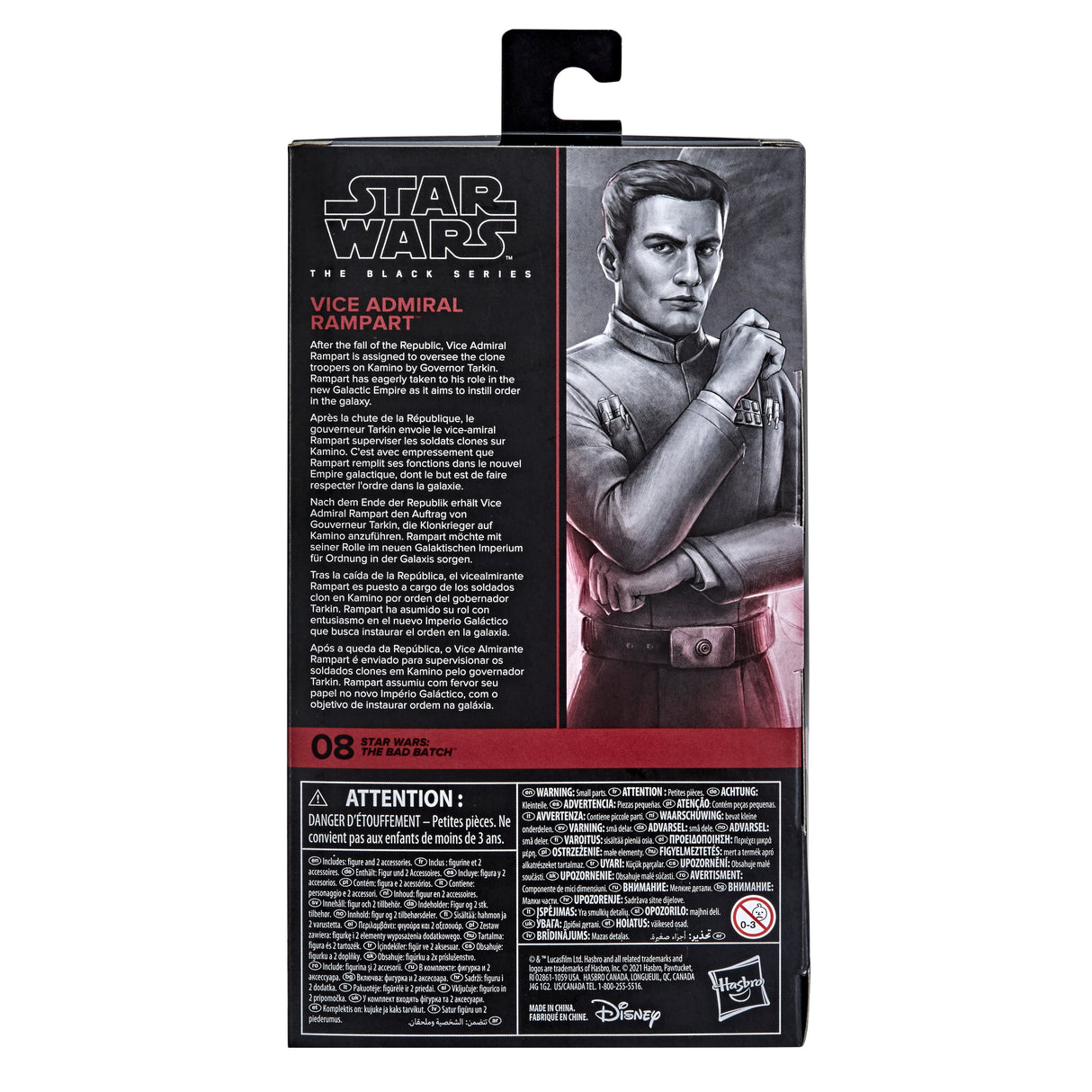 EAN 5010993874262 - Star Wars The Black Series Vice Admiral Rampart imagen 4