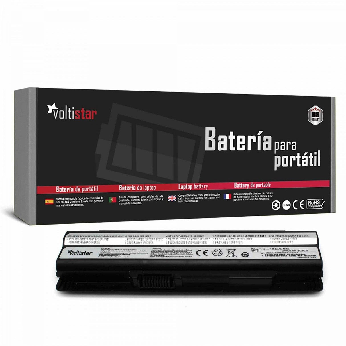 Batería Para Portátil Msi / Medion 40029150 40029231 40029683 Bp-16g1-32/2200p Bty-S14