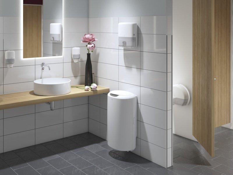 Tork Toilettenpapierspender Mini Jumbo T2 555000 Blanco Plástico, 1 Unidades