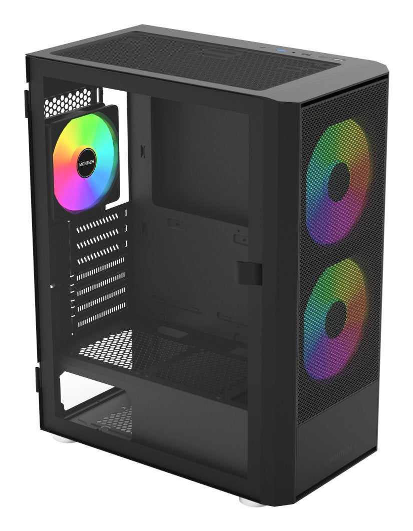 Caja Pc Montech X2 Plus B / X2 Plus Negro Monte-4710562749748