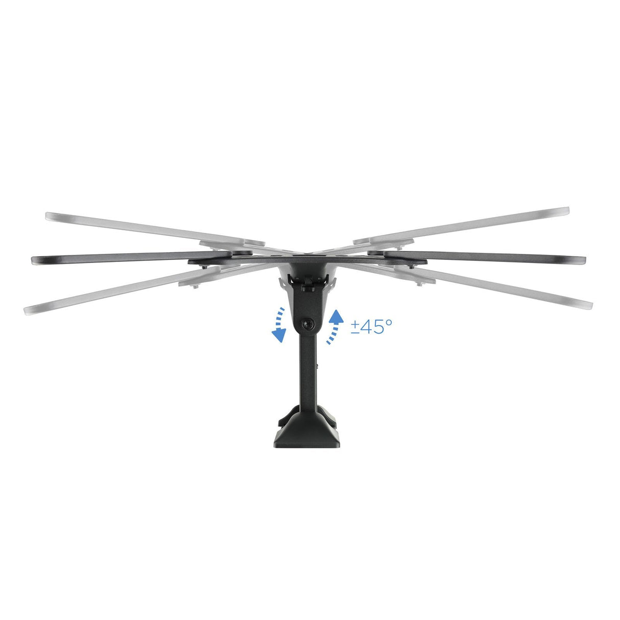 Tooq Soporte De Pared Con Brazo Para Tv De 23"-55" - Giratorio E Inclinable - Gestion De Cables - Peso Max 30kg - Vesa