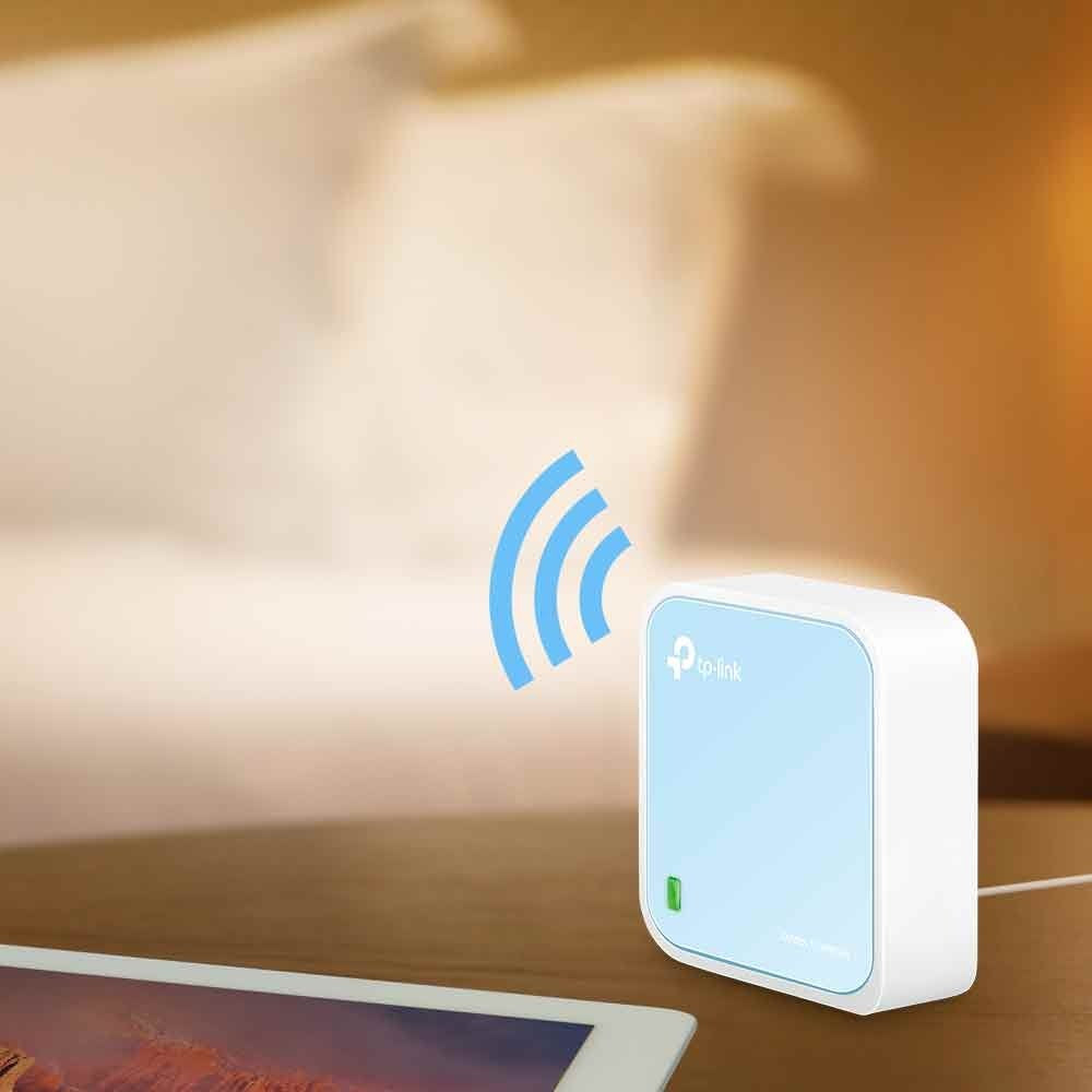 EAN 6935364071714 - TP-Link TL-WR802N router inalámbrico Ethernet rápido Banda única (2,4 GHz) Azul, Blanco imagen 7